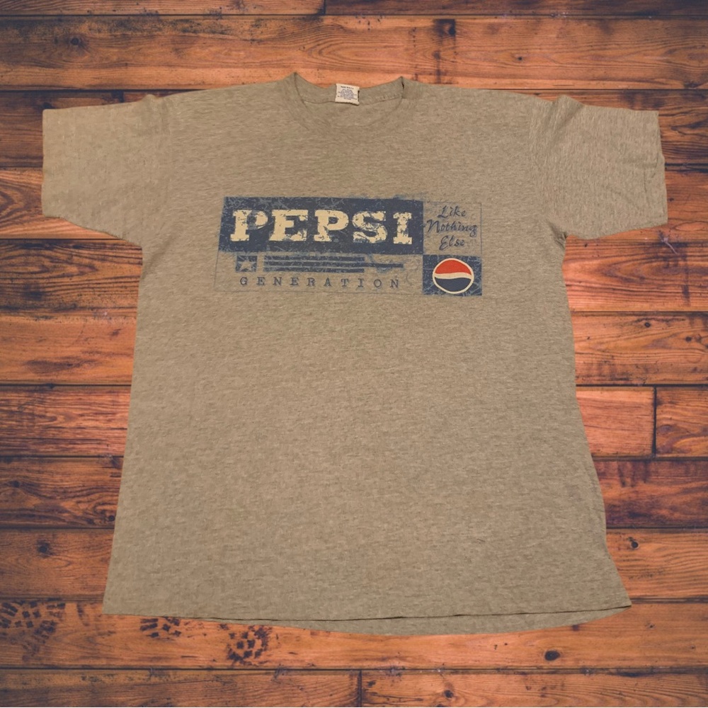 Pepsi Generation Like Nothing Else Vintage Shirt Coca Cola Coke Mountain Dew